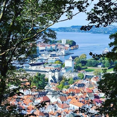 Guidet Unesco vandretur i Bergen - utsikt over Bergen