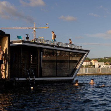 Aktivitäten in Oslo - Sauna im Oslofjord - Oslo, Norwegen