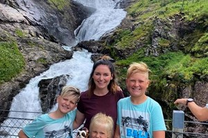 Kjosfossen waterfall -Sognefjord in a nutshell - Norway