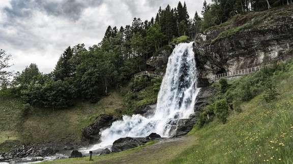 Norheimsund, Steinsdalsfossen waterfall - Hardanger, Norway