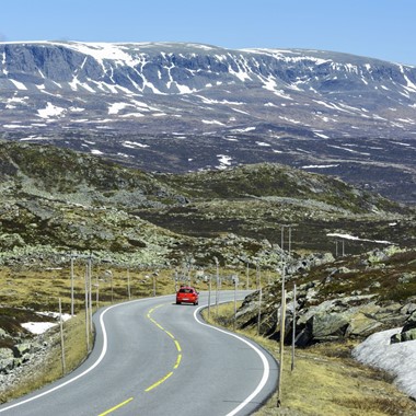 Hardangervidda mountain plateau -  Nasjonal Turistveg Hardangervidda, Norway