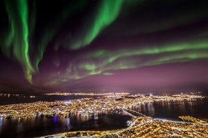 Northern lights cable car excursion tromso