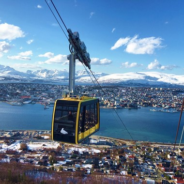 Northern lights cable car excursion tromso