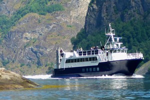 Fjord og bretur til Fjærland fra Bergen - Fjord cruise på Fjærlandsfjorden