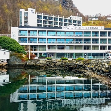 Havila Hotel Geiranger - reflections, Geiranger, Norway