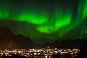 Northern lights cruise from Svolvær, Lofoten , norway