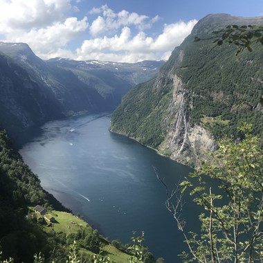 Der Geirangerfjord - Hellesylt- Geiranger, Norwegen