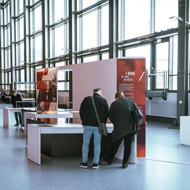 Ausstellung im Hurtigruten Museum in Stokmarknes, Norwegen