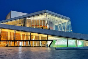 Das Opernhaus in Oslo, Norwegen