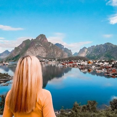 Schöne Reine auf den Lofoten - Norwegen
