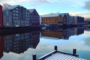 Wintertag in Trondheim  - Norwegen