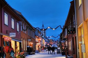 Weihnachten in Røros, Norwegen