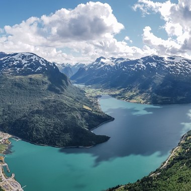 Ansicht von Loen - Norwegen