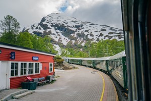 Bahnhof Vatnahalsen - Flåmsbana, Vatnahalsen, Norwegen