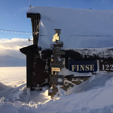Winter auf Finse Hotel -Finse, Norwegen
