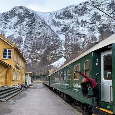 Winter at Myrdal Station - Myrdal, Norway