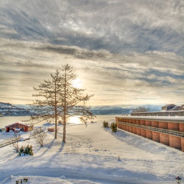 Vinter i Øystese - Hardanger