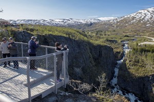 Nasjonal Turistveg Hardangervidda  - tur til Vøringsfossen fra Eidfjord - Hardanger