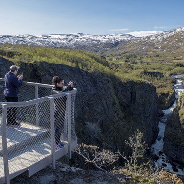 Nasjonal Turistveg Hardangervidda  - tur til Vøringsfossen fra Eidfjord - Hardanger