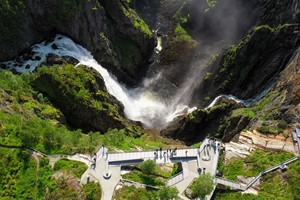Vøringsfossen utsiktsplatå  - tur til Vøringsfossen fra Eidfjord