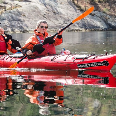 Kayak trip on the Lysefjord