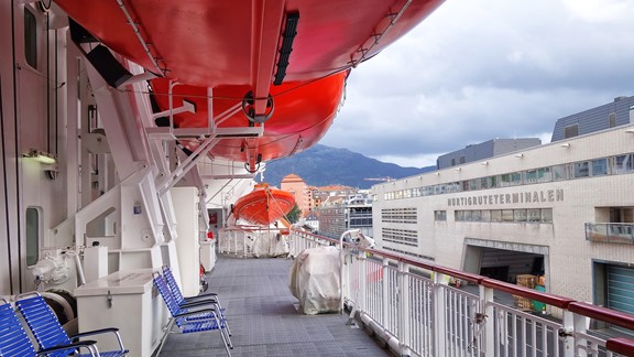 Hurtigruteterminalen en Bergen