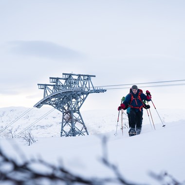 Schneeschuhwanderung in Hanguren - Voss, Norwegen
