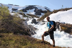 Roaring waterfall  - GUidied hike to Kiellandbu - Voss, Norway