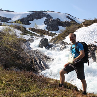 Roaring waterfall  - GUidied hike to Kiellandbu - Voss, Norway