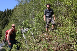 Ausgangspunkt für eine Bergwanderung nach Sverrestigen - Wanderung von Voss, Norwegen