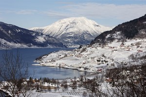 Invierno en Lofthus - Fiordo de Hardanger, Noruega