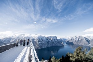 View from Stegastein viewpoint-  Aurland, The Sognefjord