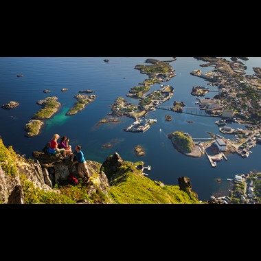 Ansicht von Svolvær - Insel Lofoten, Norwegen