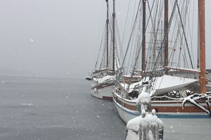 Invierno en el crucero por el fiordo de Oslo - Oslo, Noruega