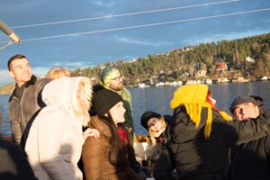 Crucero en invierno por el fiordo de Oslo - Oslo, Noruega
