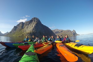 Halber Tag Kajaktour auf dem Reinefjord