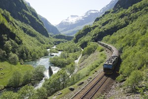 El tren de Flåm - Noruega