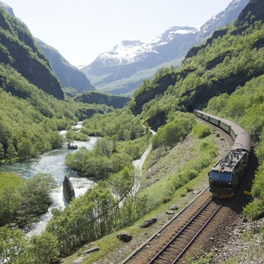 El tren de Flåm - Noruega