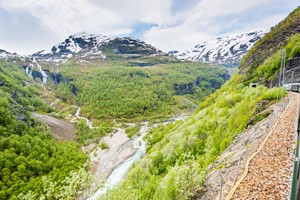 Downhill on the Flåm Railway - Norway