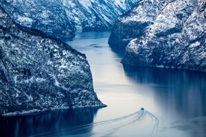 The Sognefjord in winter time - Norway
