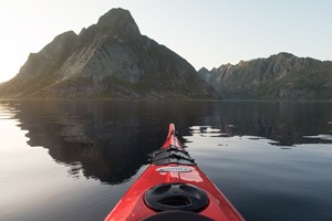 A calm day on the fjord - Reine, Lofoten Islands, Norway