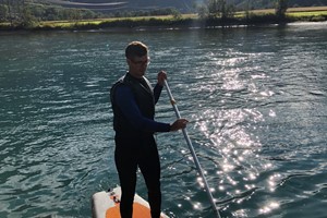 Surf de pala por el río Istra, Åndalsnes