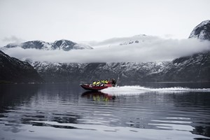 Winter fjord safari in Flåm - Norway