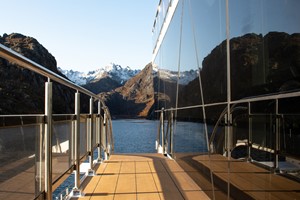Out on deck - Fjord - and Wildlife cruise from Tromsø, Norway