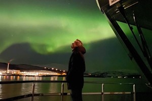 Crucero gastronómico con la aurora boreal en Tromsø