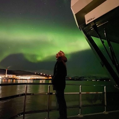 Enjoying the beautiful Northern Lights - Northern Lights cruise with dinner - Things to do in Tromsø, Norway
