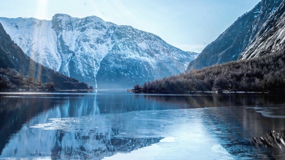 Hardangerfjorden i et nøtteskall Vintertur
