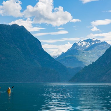 Kayak tour to the hidden UNESCO fjord  - Valldal, Norway