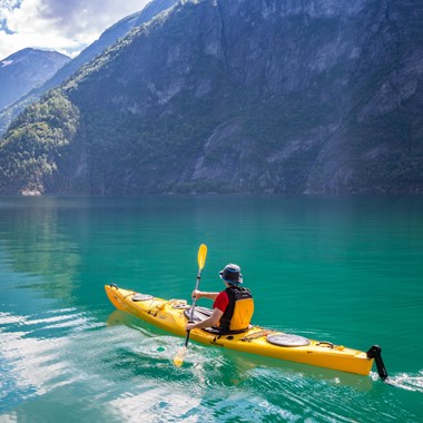 Kayak tour to the hidden UNESCO fjord - Valldal, Norway