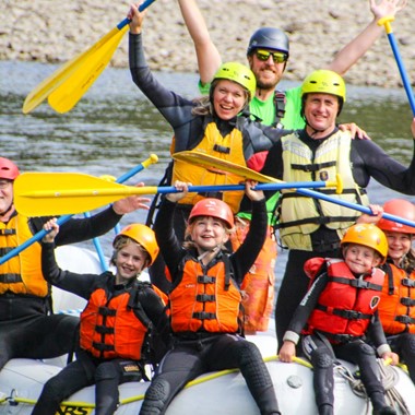 Family rafting - Voss,  Norway
